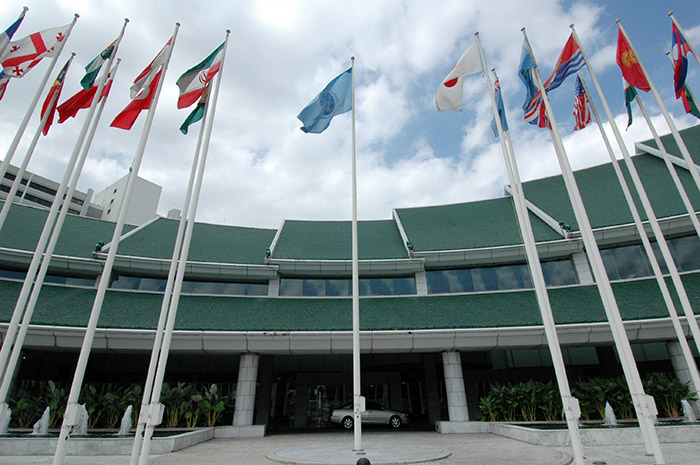 A view of UNCC, venue of the first Asia-Pacific Ministerial Summit on the Environment