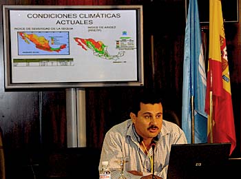 Mongolia, Mexico and the Sahara and Sahel Observatory (OSS) presented papers related to the CST's priority theme: the effects of climactic variations and human activities on land degradation.