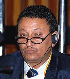 Mansour Ahmed Al Hawshabi, Minister of Agriculture and Irrigation, Yemen