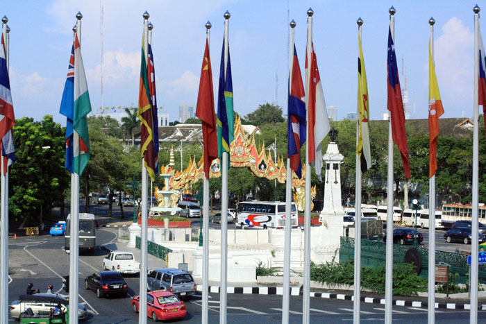 A view of Mukkawan Junction outside the UNCC, venue of the events