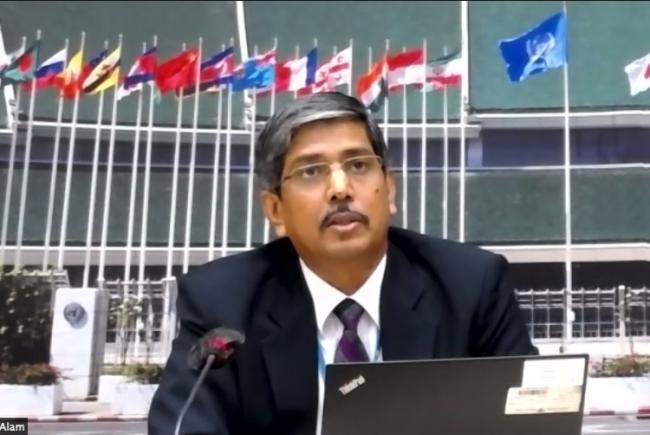 Mozaharul Alam, Regional Coordinator, Climate Change Sub-programme at United Nations Environment Programme (UNEP)