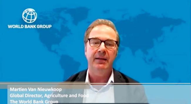 Martien van Nieuwkoop, Global Director, Agriculture and Food, World Bank Group