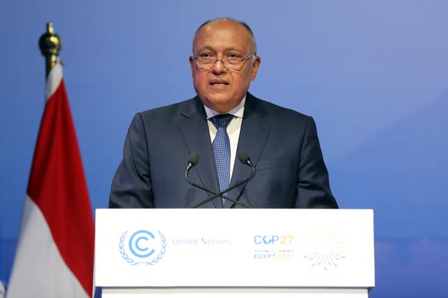 COP27 President Sameh Shoukry