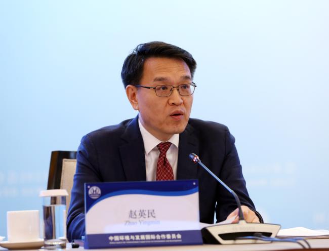 Zhao Yingmin, CCICED Secretary General and Vice MInister of Ecology and Environment, China 