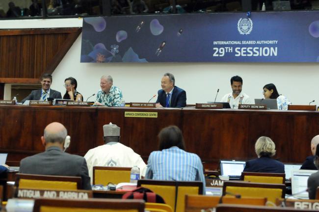 The dais during the final day of the first part of ISA-29