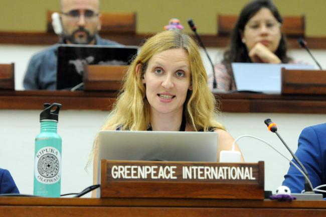 Louisa Casson, Greenpeace International