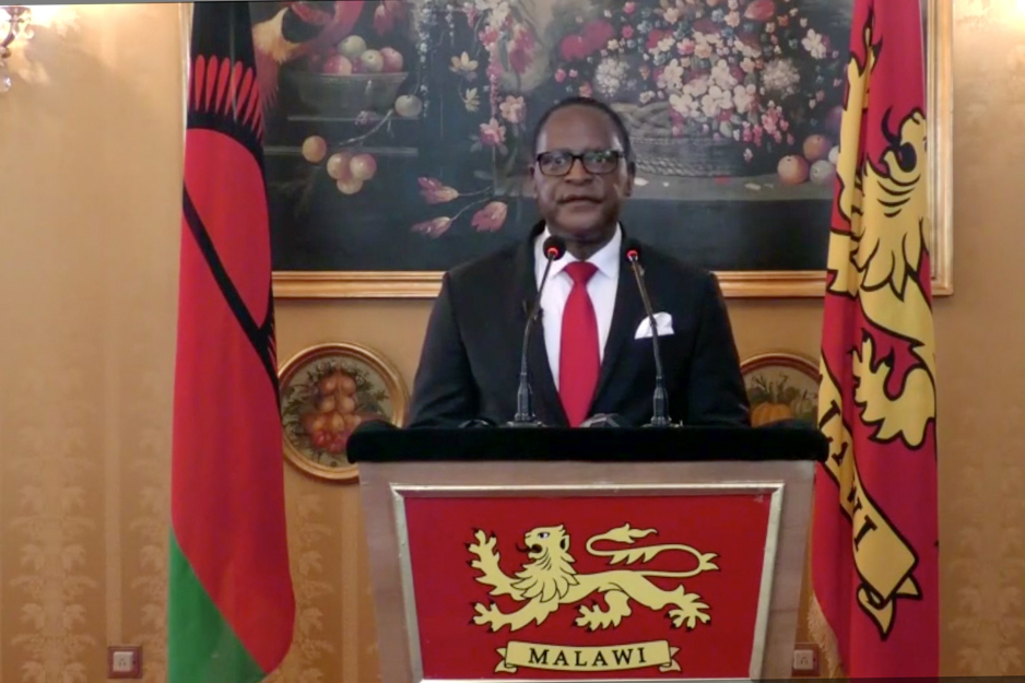 President Lazarus Chakwera, Malawi, speaking on behalf of the Least Developed Countries (LDCs)