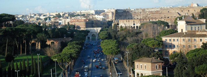 View of Rome near FAO