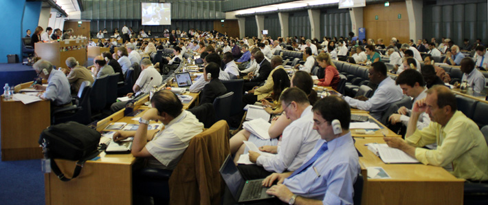 Room view during the plenary.