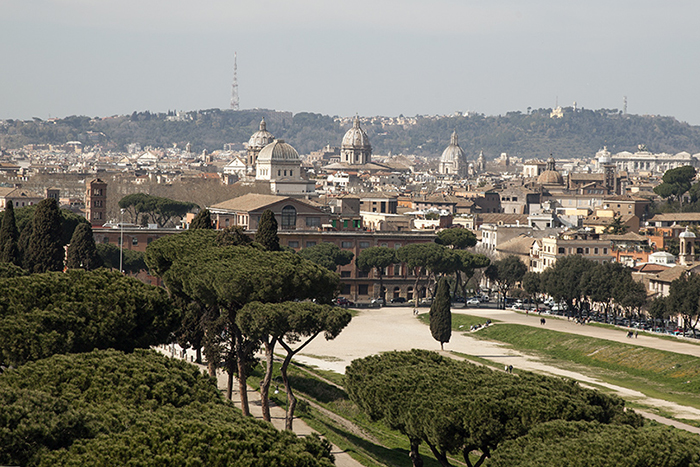 A view of Rome from FAO headquarters