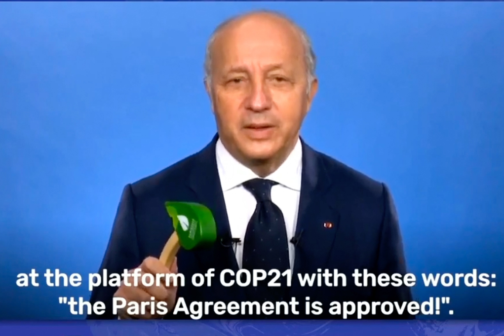 Laurent Fabius, COP21 President