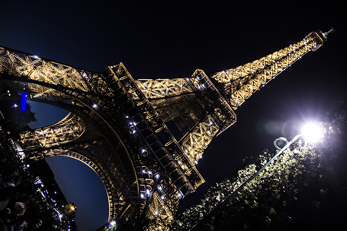 A view of the Eiffel Tower in Paris (photo courtesy of Sean Wu)