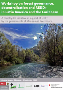 Workshop on forest governance, decentralisation and REDD+ in Latin America and the Caribbean