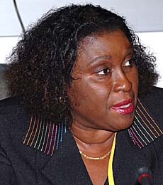 Elizabeth Thompson, Minister of Energy and Environment, Barbados