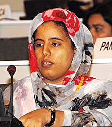 Aicha Sidi Bouna, Minister of Environment, Mauritania