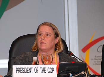 Mary Rowen, USA, Vice-President COP 8