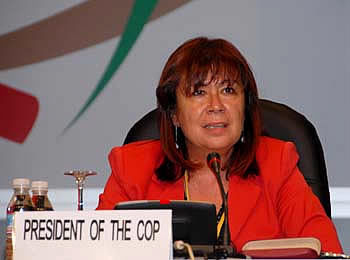 Cristina Narbona, Minister for the Environment of Spain, COP 8 President.