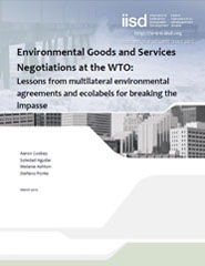Environmental Goods and Services Negotiations at the WTO