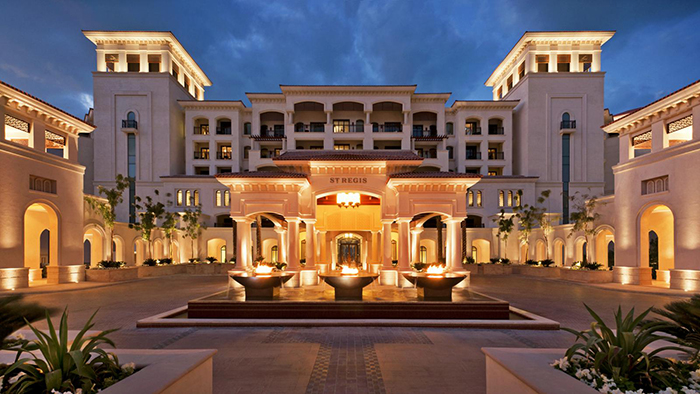A view of The St. Regis Saadiyat Island Resort, Abu Dhabi, venue of the Eye on Eye on Earth Summit 2015 - Convene, Converge, Collaborate (photo courtesy of The St. Regis Saadiyat Island Resort, Abu Dhabi)