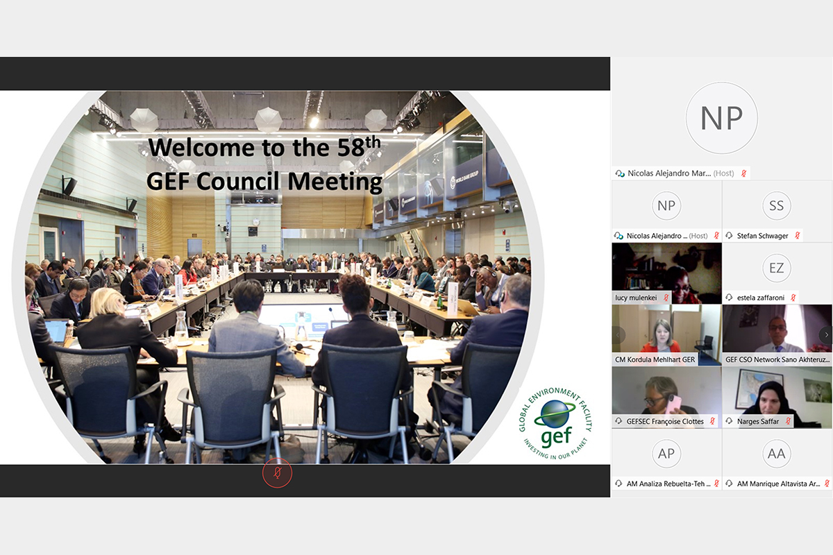 Opening of the 58th GEF council meeting
