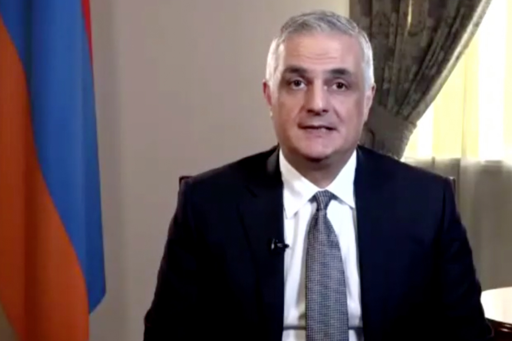 Mher Grigoryan, Deputy Prime Minister of Armenia, presented the country's VNR via video.