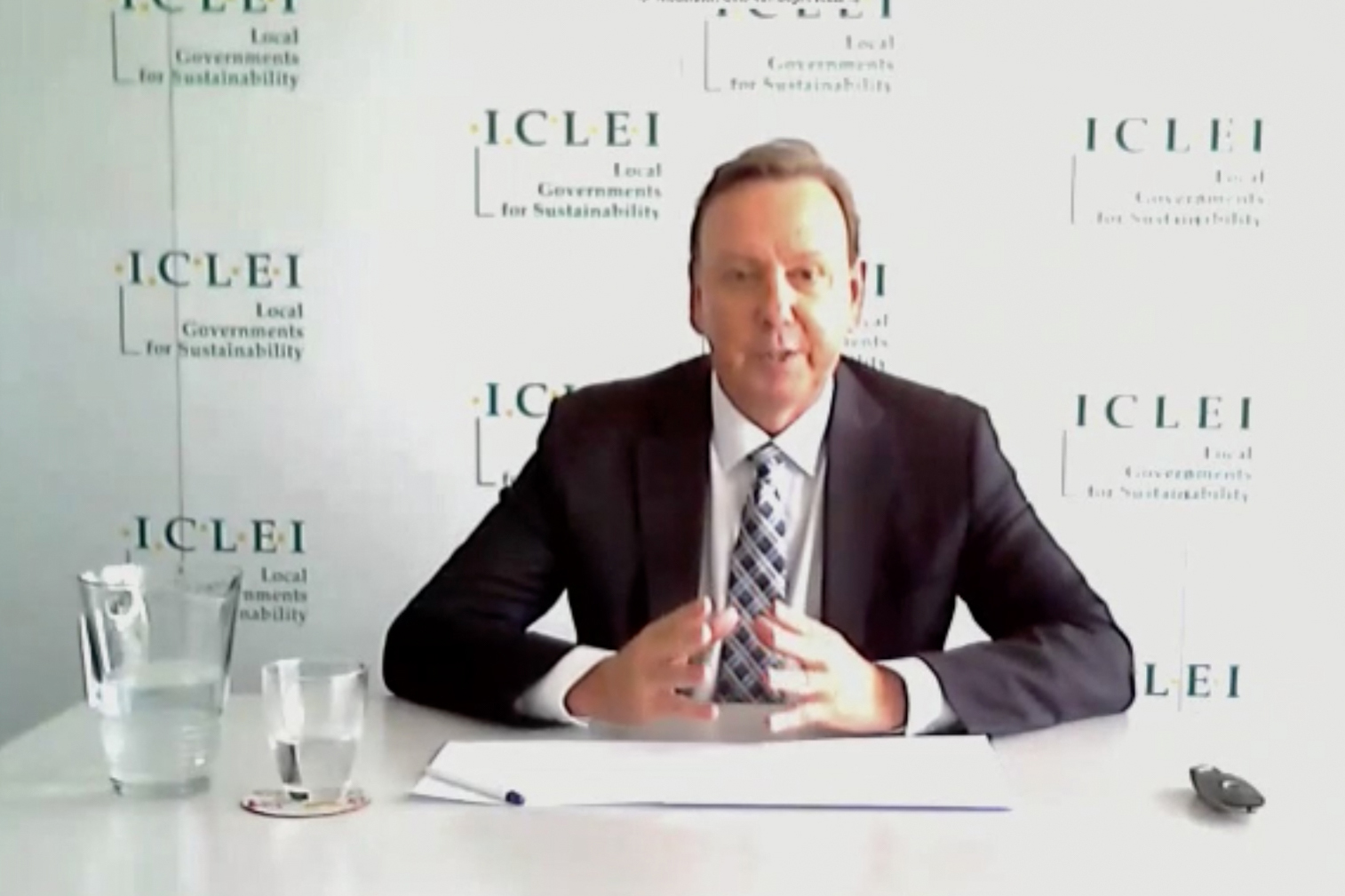 Gino Van Begin, Secretary General, Local Governments for Sustainability (ICLEI)