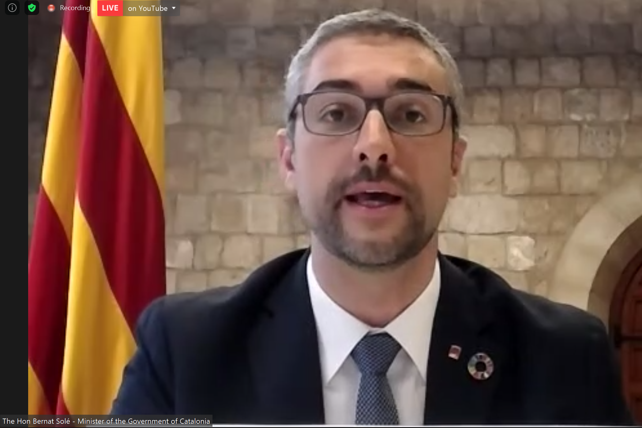 Bernat Solé, Regional Minister for Foreign Action, Catalonia