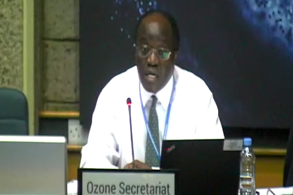 Gilbert Bankobeza, Ozone Secretariat