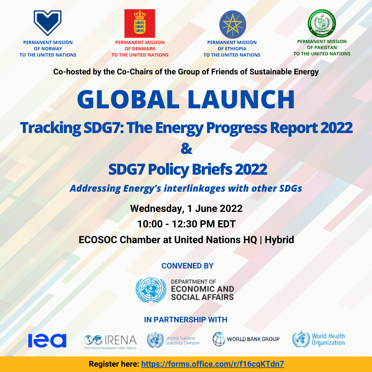 Global Launch – Tracking SDG 7