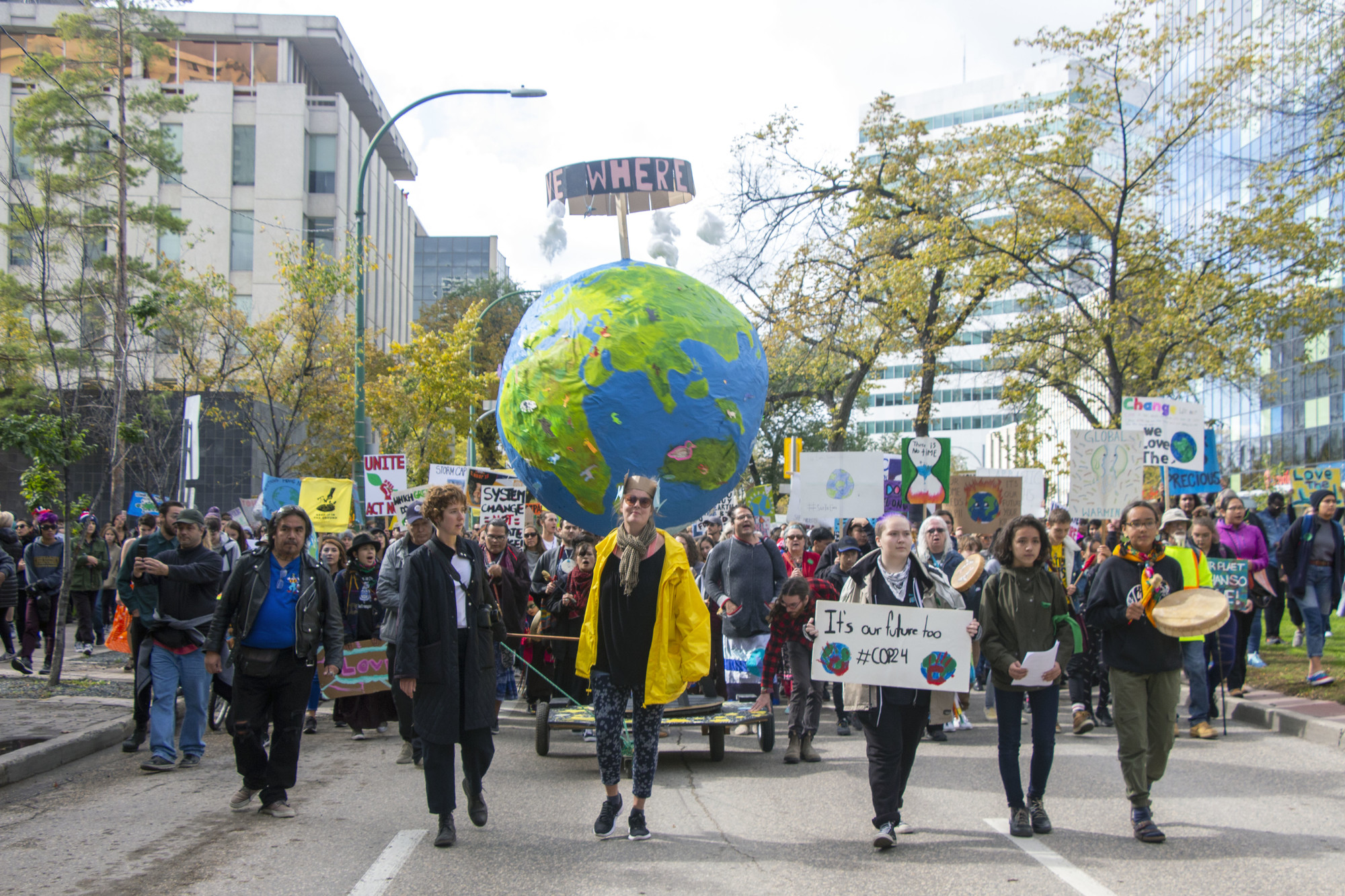 Climate march Winnipeg