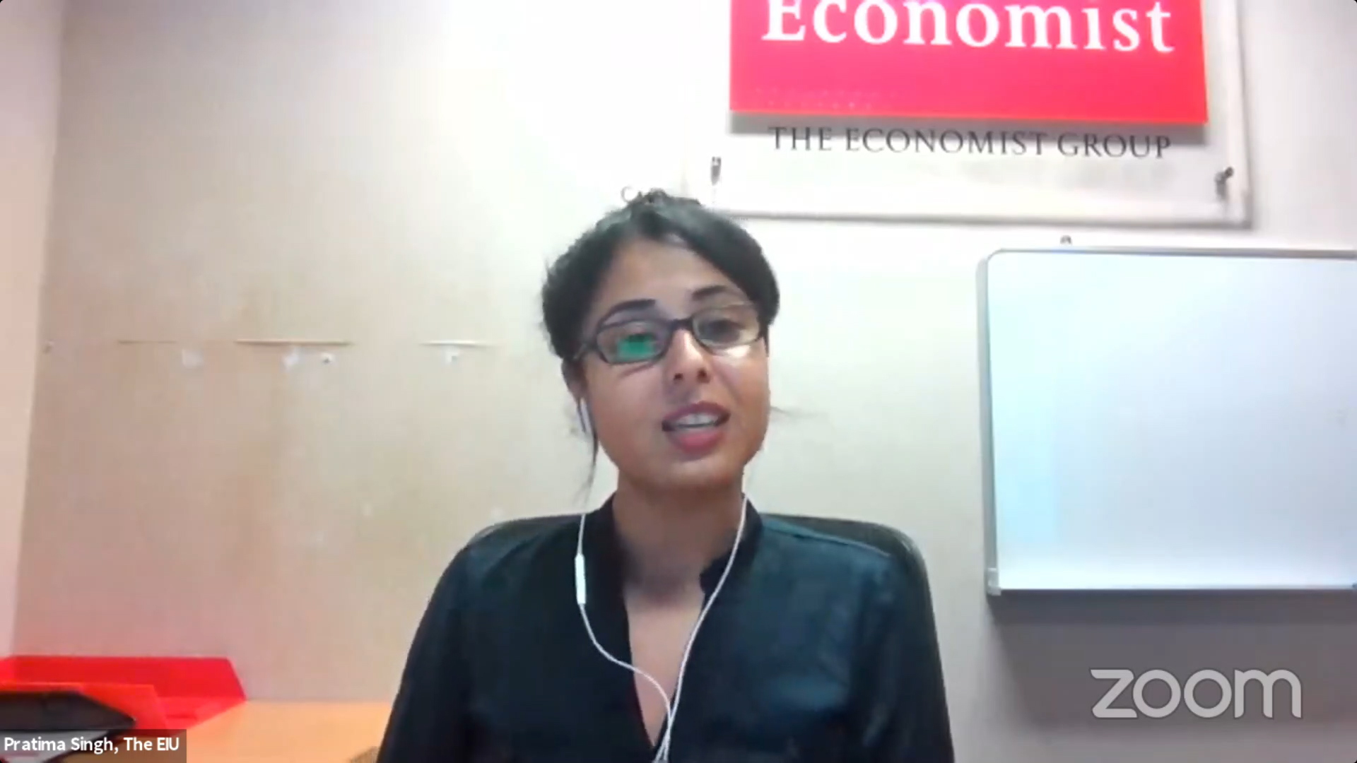 Moderator Pratima Singh, The Economist Intelligence Unit