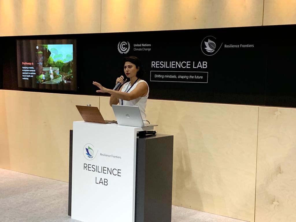 Tia Kansara, CEO of Replenish Earth, introducing the day’s pathway.