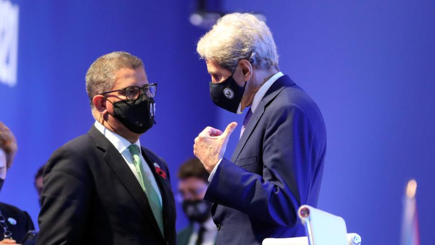 Alok Sharma, COP 26 President, UK, with John Kerry, US Special Presidential Envoy for Climate