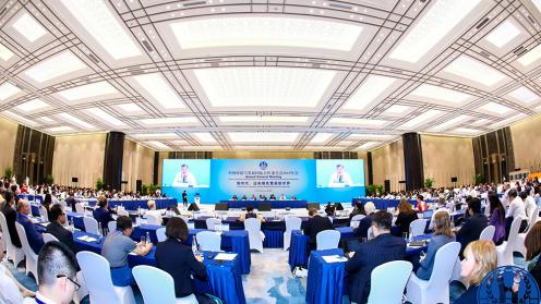A view of the opening plenary of CCICED 2019 AGM in Hangzhou, China