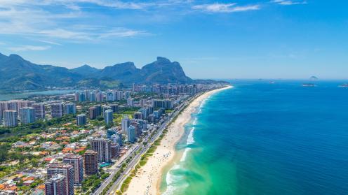 Barra Beach in Rio de Janeiro