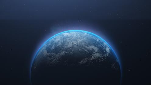 Planet in space