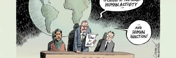 Cartoon on climate change