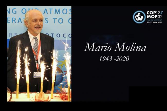 The Preparatory Session for MOP32 held a moment of silence for the passing in October 2020 of Mario Molina, a Mexican chemist whose research led to the discovery of the Antarctic ozone hole.