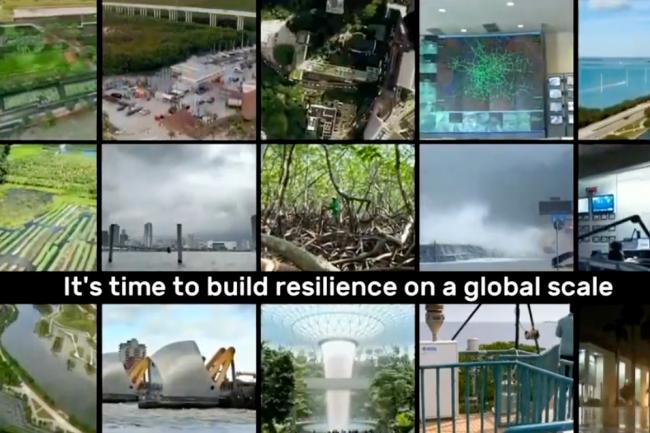 A video highlights the need to build global resilience