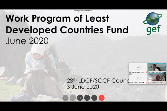 Report on the Work Program of the Least Developed Countries Fund