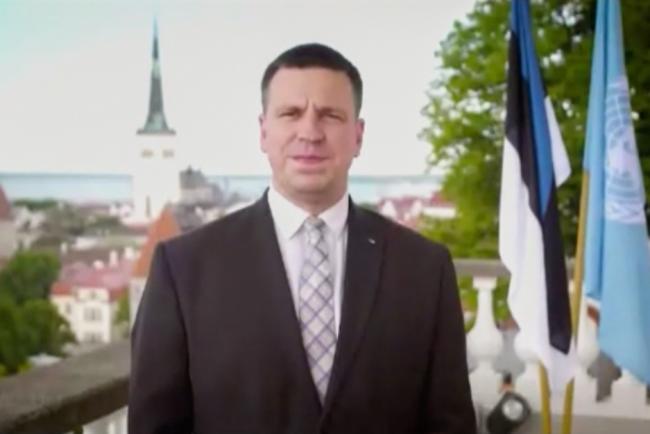 Prime Minister Jüri Ratas, Estonia