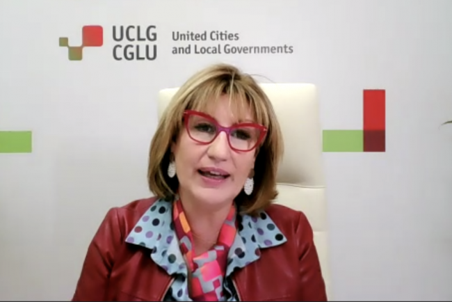 UCLG Secretary-General Emilia Sáiz