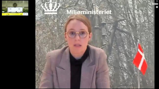 Lea Wermelin, Minister for the Environment of Denmark