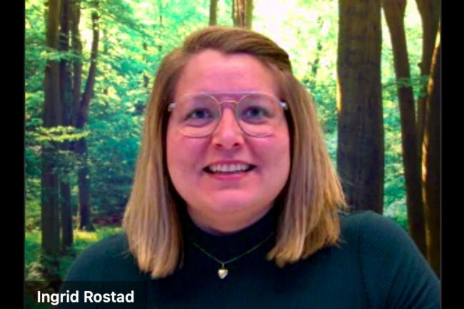 Moderator Ingrid Rostad, ForUM
