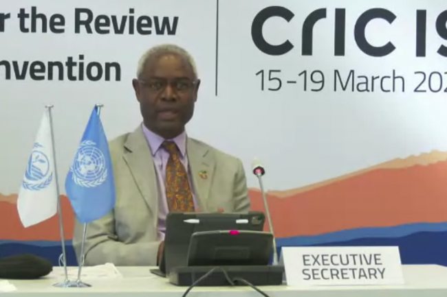 Ibrahim Thiaw,  UNCCD Executive Secretary 