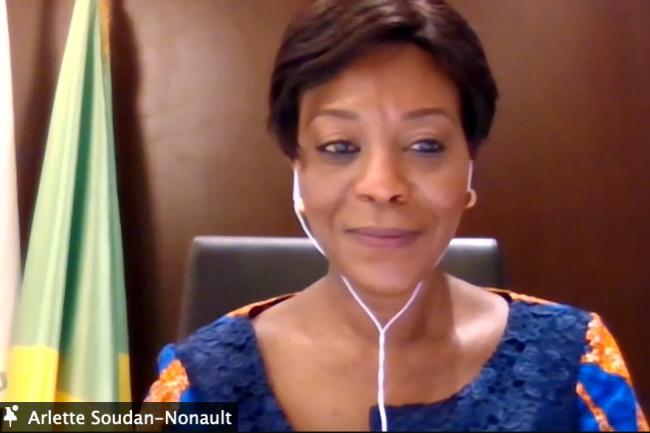 Arlette Soudan-Nonault, Minister of Tourism and Environment, Republic of Congo