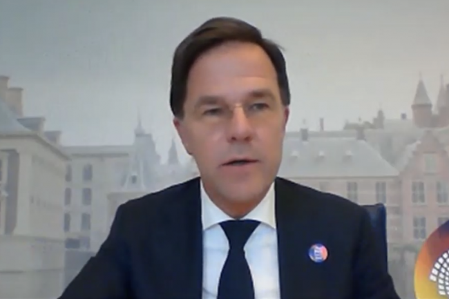 Mark Rutte, Prime Minister, the Netherlands