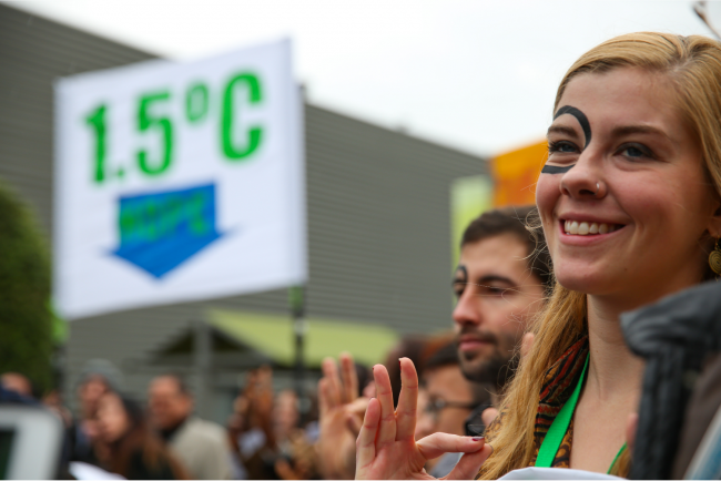 1.5C protest-COP21