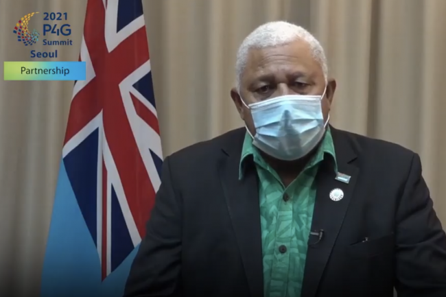 Prime Minister Frank Bainimarama, Fidji