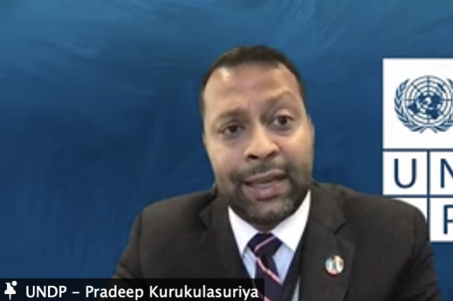   Pradeep Kurukulasuriya, Executive Coordinator and Director, Global Environmental Finance, UNDP